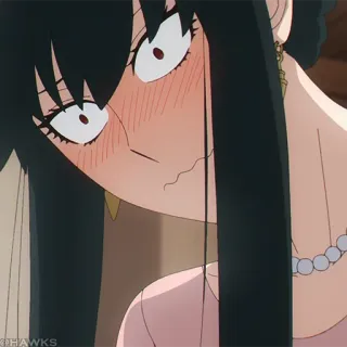 🗡 b43cddeb Yor Forger Spy x Family 애니메이션, 요르 포저, 스파이 패밀리, 만화 telegram sticker