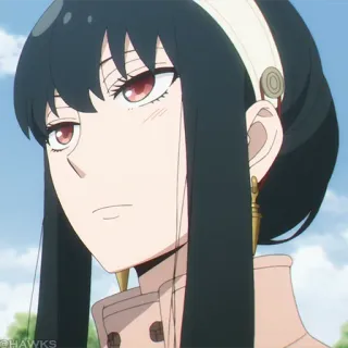 🗡 ba8c4f93 Yor Forger Spy x Family 애니메이션, 요르 포저, 스파이 패밀리, 만화, 여자, 캐릭터 telegram sticker