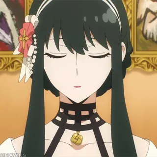 🗡 efd0c5e6 Yor Forger Spy x Family 애니메이션, 캐릭터, 요르 포저, 스파이 패밀리 telegram sticker