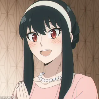 🗡 f29eeaa0 Yor Forger Spy × Family 애니메이션, 요르 포저, 스파이 패밀리, 캐릭터, 여자 telegram sticker