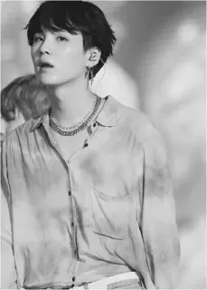 🕊 e260c9a8 Suga BTS, Min Yoongi, piosenkarz, K-pop, muzyka, idol, artysta telegram sticker