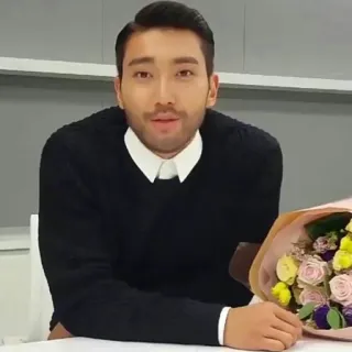 📿 4abfb9dc pria, buket, bunga, potret, formal telegram sticker