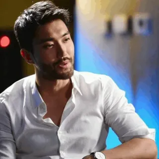 📿 4f55c034 pria, potret, kemeja, laki-laki, model, orang telegram sticker