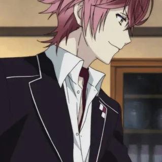 🖇 32479392 动漫, 漫画, 角色, 插画, 肖像, 粉色头发 telegram sticker