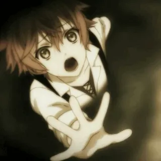 🖇 71eb4bdc 动漫, 漫画, 男孩, 角色, 害怕, 动漫角色 telegram sticker