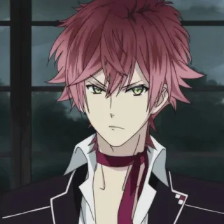 🥤 79e242f2 Ayato Sakamaki Diabolik Lovers 动漫, 吸血鬼, 红发, 逆卷绫人, 魔鬼恋人 telegram sticker