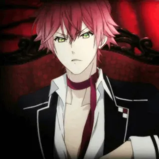 🥀 79f6b1f0 Ayato Sakamaki Diabolik Lovers 动漫, 吸血鬼, 魔鬼恋人, 逆卷绫人, 角色, 男性, 红发 telegram sticker