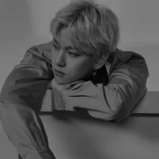 ✒️ aec8204a Ritratto, Monocromatico, Uomo, Pensieroso, Bianco e nero whatsapp sticker