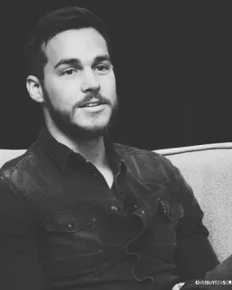 🌪 efdb3052 man, portrait, actor, monochrome, male, handsome telegram sticker