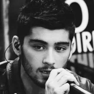 ✖️ 7a5f6803 Zayn Malik знаменитость, певец, музыкант, портрет, one direction, zayn telegram sticker
