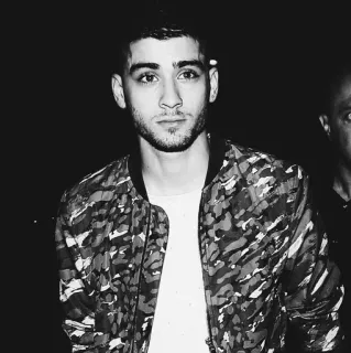 🌪 8cc92aea Zayn Malik Зейн Малик, знаменитость, певец, портрет, мужчина, музыка telegram sticker