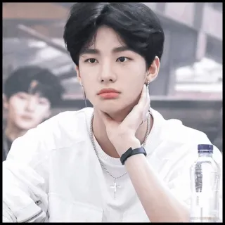 ✨ 027869a5 persona, hombre, coreano, ídolo, cantante, retrato whatsapp sticker