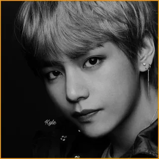 🕯 5b5fcb93 Kyle osoba, czarno-białe, portret, mężczyzna, kyle telegram sticker