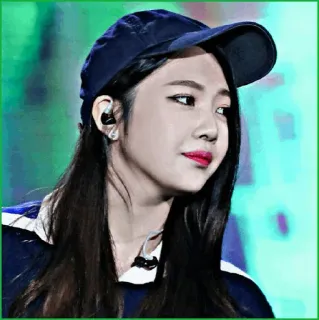 🥝 6b46e2a0 женщина, портрет, человек, шляпа, азиатка, кореянка telegram sticker