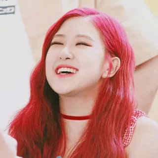 🌋 031365eb 여자, 미소, 빨간 머리, 사람, 초상화, 행복 telegram sticker