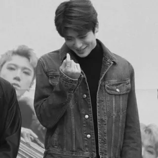 ▪️ 2fbaf02a dito medio, offensivo, gesto, uomo, persona, ritratto whatsapp sticker