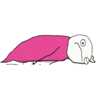✨ 70970178 cartoon, vogel, grappig, meme, humor, slaperig, liggend telegram sticker