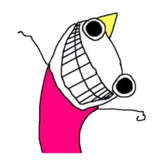 ✨ e07f0b6c meme, surrealistisch, cartoon, internet meme, grappig, vogel, lelijk telegram sticker