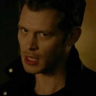 ✔️ 4aed01db Klaus Mikaelson The Vampire Diaries vampire, The Originals, Klaus, Mikaelson, surnaturel telegram sticker