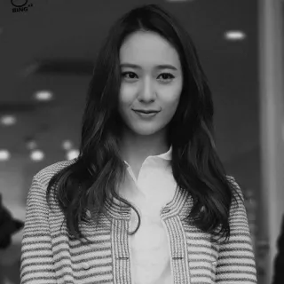 💸 aebf2b7b donna, ritratto, persona, bianco e nero, coreana, attrice, sorriso telegram sticker