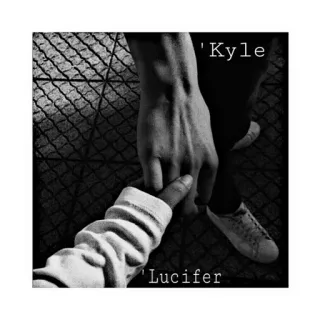 🖤 262cf902 'Kyle Lucifer manos, dedos, blanco y negro, emociones, oscuro, contraste telegram sticker