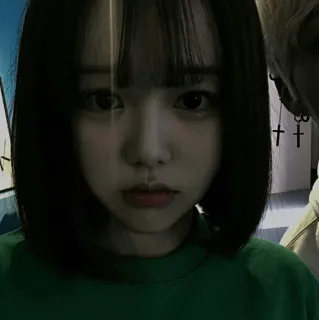 ☘ ad48b560 potret, gadis, imut, asia, korea, remaja telegram sticker