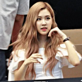 🌸 9a2d72ee Roseanne Park Rose, Roseanne Park, piosenkarka, koreański pop, K-pop, idol, Blackpink telegram sticker