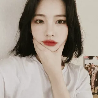 ✨ 3cb67c54 Frau, Porträt, Koreanisch, Asiatisch, Mädchen, Gesicht telegram sticker