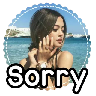 😢 f9bc64d8 Sorry apology, forgiveness, remorse, expression, emotion, regret whatsapp sticker