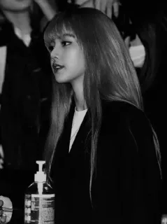 ◽️ b40546d7 женщина, портрет, чёрно-белое, человек, волосы, лицо whatsapp sticker