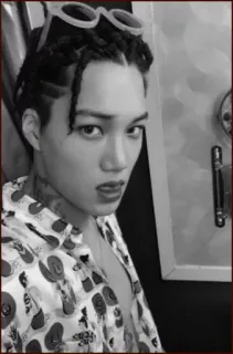 ⚓️ ebb7eb40 homme, personne, lunettes de soleil, portrait, style, coiffure whatsapp sticker