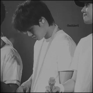 🥂 e8b04b50 -Ilwilderll người, đàn ông, đơn sắc, sự kiện, fan, sân khấu, biểu diễn whatsapp sticker