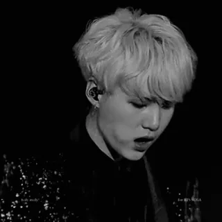 ♾ f883f4d3 Suga K-pop, Ídolo, Cantante, Min Yoongi, Música whatsapp sticker