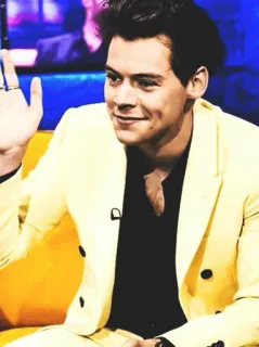 💸 7b6cabef Harry Styles muzyk, piosenkarz, celebryta, moda, portret, gwiazda pop telegram sticker