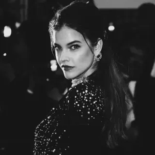 🖇 69d00065 ผู้หญิง, ภาพบุคคล, ขาวดำ, นางแบบ, ความงาม, แฟชั่น telegram sticker