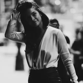 🌚 78d81f09 ผู้หญิง, แฟชั่น, ภาพเหมือน, สไตล์, นางแบบ, ขาวดำ telegram sticker