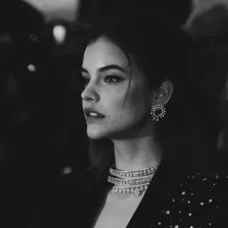 🖇 80868032 Barbara Palvin นางแบบ, นักแสดง, ภาพบุคคล, ขาวดำ, คนดัง, ความงาม telegram sticker