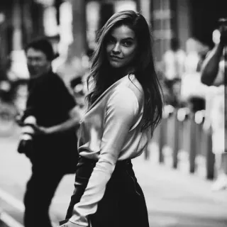 ✖️ 9ad1d8ef ผู้หญิง, ภาพเหมือน, แฟชั่น, นางแบบ, การถ่ายภาพ telegram sticker