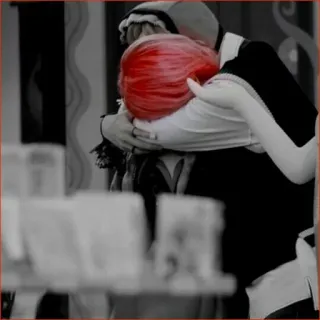 🥀 b1807042 拥抱, 爱意, 爱, 关系, 安慰, 温暖 telegram sticker