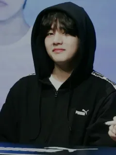 🎐 6d74a583 portrait, man, hoodie, puma, black hair, casual wear whatsapp sticker