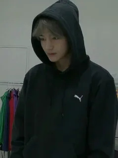 🎐 af8b8076 hoodie, puma, casual, clothing, fashion, portrait whatsapp sticker