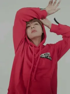 🎐 d2229fcc 4=4TH=4TH= hoodie, red, man, clothing, casual, fashion whatsapp sticker