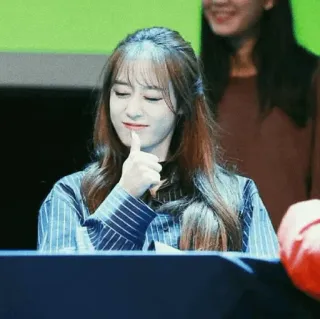 ✖️ 30b5f67f ผู้หญิง, ผู้หญิง, เกาหลี, ยิ้ม, ภาพเหมือน, มีความสุข telegram sticker