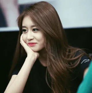 ✖️ e5e120fa ผู้หญิง, ภาพเหมือน, บุคคล, ยิ้ม, ผม, ความงาม telegram sticker