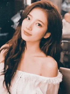 🍫 5046273a Suzy Bae femme, brune, coréenne, actrice, chanteuse, jolie, sourire telegram sticker