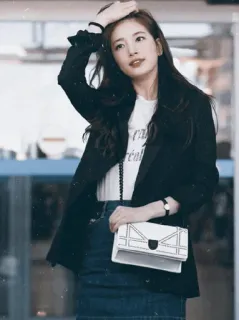 🍫 c0c095b9 femme, mode, style, coréen, beauté, mannequin, actrice, célébrité telegram sticker