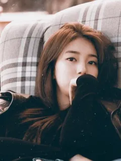 🍫 eacf4903 femme, portrait, fille, brune, asiatique, jolie, cheveux, femme telegram sticker