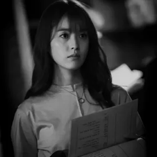 ⚓️ e4187b57 Frau, Porträt, Schwarzweiß, Schauspielerin, Mädchen, Person telegram sticker