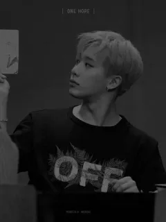 🖤 2d6951f0 ONE HOPE person, blonde, korean, style, man telegram sticker