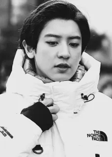 🍾 709c0ed1 ผู้ชาย, ภาพบุคคล, north face, เสื้อแจ็คเก็ต, ฤดูหนาว, เกาหลี, คนดัง telegram sticker